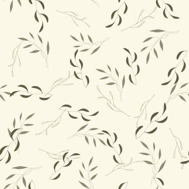 Botanik hipster, düğün kartları için sade ve sade baskı. Doğa vektör deseni