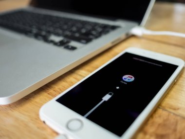iPhone göstermek ekran itunes ile bağlanma