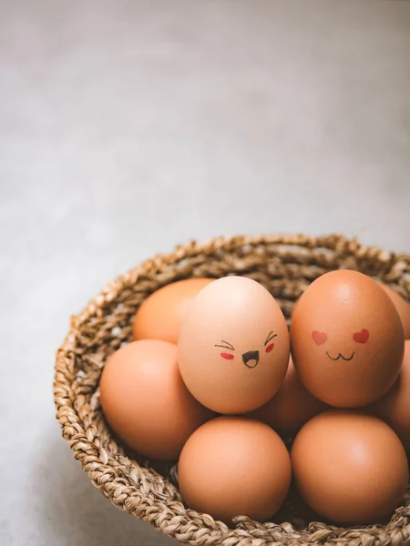 Egg lovers have happy faces