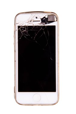 Bozuk ekranlı akıllı telefon