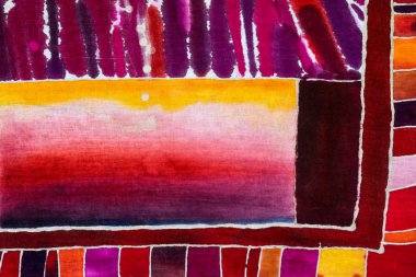 Renkli soyutlama, parça, sıcak batik