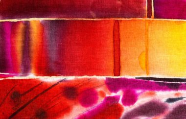 Renkli soyutlama, parça, sıcak batik