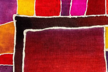 Renkli soyutlama, parça, sıcak batik