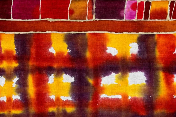 Kafesler, renkli soyutlama, parça, sıcak batik