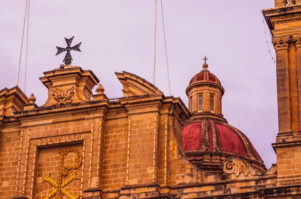 Lawrence Kerk Birgu Malta — Stockfoto