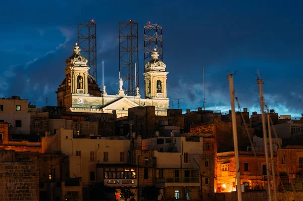 Krásný Večer Senglea Malta — Stock fotografie