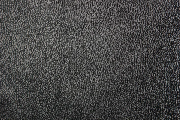 Luxe cuir noir texture fond — Photo