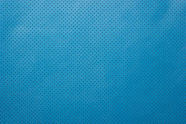 Fundo de couro perfurado azul — Fotografia de Stock