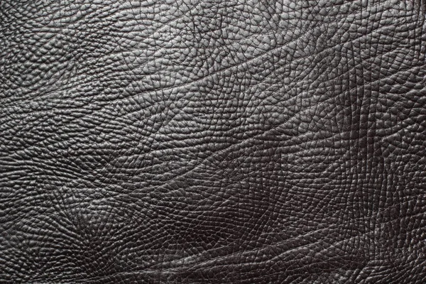 Black leather background — Stock Photo, Image