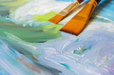 Fırçalar ve yağlı boya