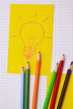 Kalem kağıt bir kafes içinde