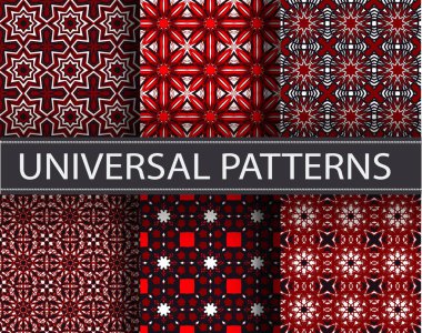 Desen sorunsuz doku vektör arka plan soyut geometrik yazdırma süsleme