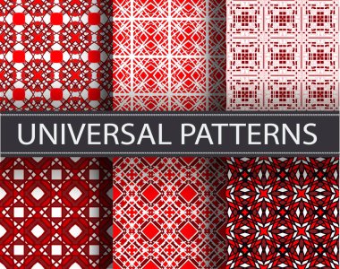 Desen sorunsuz doku vektör arka plan soyut geometrik yazdırma süsleme