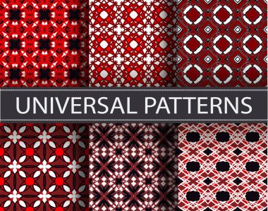 Desen sorunsuz doku vektör arka plan soyut geometrik yazdırma süsleme