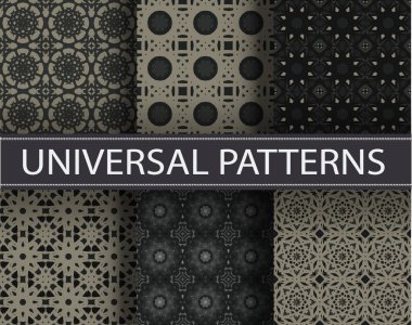 Desen sorunsuz doku vektör arka plan soyut geometrik yazdırma süsleme