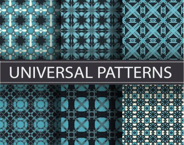 Desen sorunsuz doku vektör arka plan soyut geometrik yazdırma süsleme