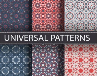 Desen sorunsuz doku vektör arka plan soyut geometrik yazdırma süsleme