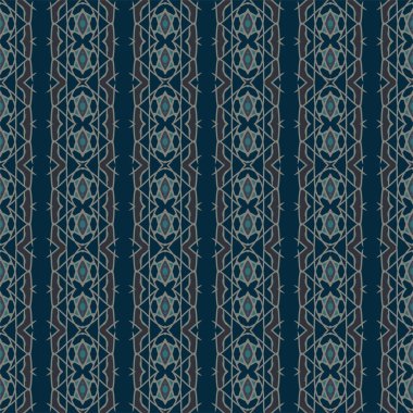 Desen sorunsuz doku vektör arka plan soyut geometrik tasarım. Modern kumaş grafik Tekstil beyaz çizgi zemin dekorasyon illüstrasyon. Yazdırma süs siyah retro kiremit tekrar öğesi sanat