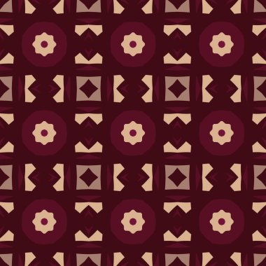 Desen sorunsuz doku vektör arka plan soyut geometrik tasarım. Modern kumaş grafik Tekstil beyaz çizgi zemin dekorasyon illüstrasyon. Yazdırma süs siyah retro kiremit tekrar öğesi sanat