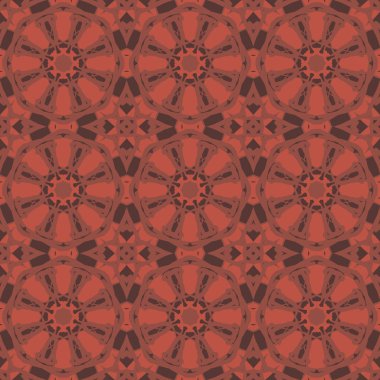 Desen sorunsuz doku vektör arka plan soyut geometrik tasarım. Modern kumaş grafik Tekstil beyaz çizgi zemin dekorasyon illüstrasyon. Yazdırma süs siyah retro kiremit tekrar öğesi sanat.