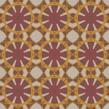 Desen sorunsuz doku vektör arka plan soyut geometrik tasarım. Modern kumaş grafik Tekstil beyaz çizgi zemin dekorasyon illüstrasyon. Yazdırma süs siyah retro kiremit tekrar öğesi sanat.