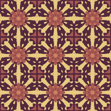 Desen sorunsuz doku vektör arka plan soyut geometrik tasarım. Modern kumaş grafik Tekstil beyaz çizgi zemin dekorasyon illüstrasyon. Yazdırma süs siyah retro kiremit tekrar öğesi sanat.