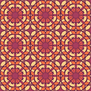 Desen sorunsuz doku vektör arka plan soyut geometrik tasarım. Modern kumaş grafik Tekstil beyaz çizgi zemin dekorasyon illüstrasyon. Yazdırma süs siyah retro kiremit tekrar öğesi sanat.