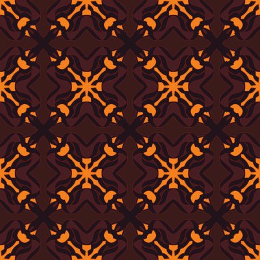 Desen sorunsuz doku vektör arka plan soyut geometrik tasarım. Modern kumaş grafik Tekstil beyaz çizgi zemin dekorasyon illüstrasyon. Yazdırma süs siyah retro kiremit tekrar öğesi sanat.