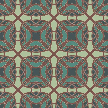 Desen sorunsuz doku vektör arka plan soyut geometrik tasarım. Modern kumaş grafik Tekstil beyaz çizgi zemin dekorasyon illüstrasyon. Yazdırma süs siyah retro kiremit tekrar öğesi sanat.