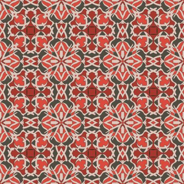 Desen sorunsuz doku vektör arka plan soyut geometrik tasarım. Modern kumaş grafik Tekstil beyaz çizgi zemin dekorasyon illüstrasyon. Yazdırma süs siyah retro kiremit tekrar öğesi sanat.