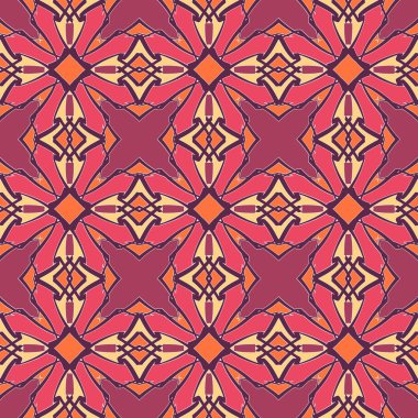 Desen sorunsuz doku vektör arka plan soyut geometrik tasarım. Modern kumaş grafik Tekstil beyaz çizgi zemin dekorasyon illüstrasyon. Yazdırma süs siyah retro kiremit tekrar öğesi sanat.