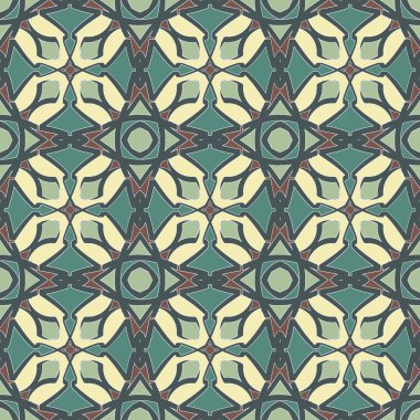 Desen sorunsuz doku vektör arka plan soyut geometrik tasarım. Modern kumaş grafik Tekstil beyaz çizgi zemin dekorasyon illüstrasyon. Yazdırma süs siyah retro kiremit tekrar öğesi sanat.