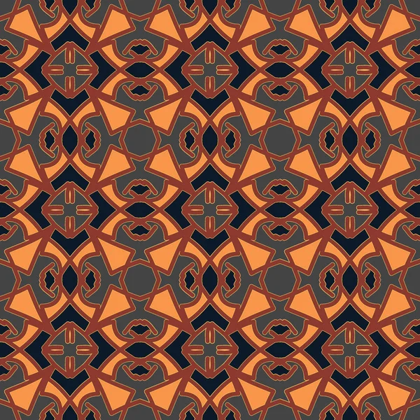 Desen sorunsuz doku vektör arka plan soyut geometrik tasarım. Modern kumaş grafik Tekstil beyaz çizgi zemin dekorasyon illüstrasyon. Yazdırma süs siyah retro kiremit tekrar öğesi sanat.