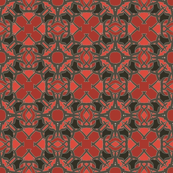 Desen sorunsuz doku vektör arka plan soyut geometrik tasarım. Modern kumaş grafik Tekstil beyaz çizgi zemin dekorasyon illüstrasyon. Yazdırma süs siyah retro kiremit tekrar öğesi sanat.