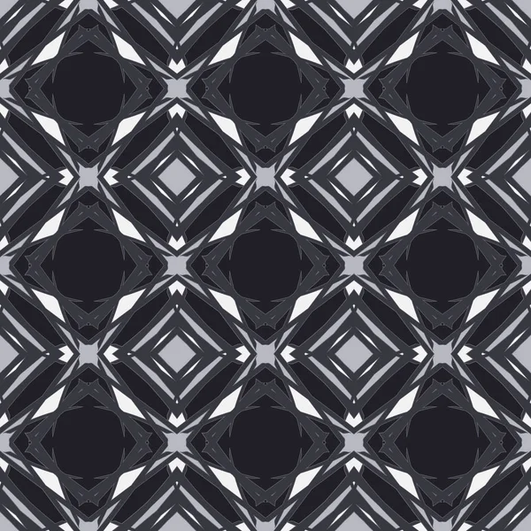 Patrón de textura sin costura vector de fondo diseño geométrico abstracto. Moderna tela gráfica textil línea blanca fondo decoración ilustración. ornamento impresión azulejo retro negro repetición elemento arte . — Vector de stock