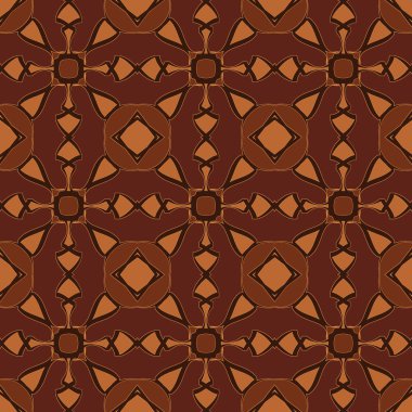 Desen sorunsuz doku vektör arka plan soyut geometrik tasarım. Modern kumaş grafik Tekstil beyaz çizgi zemin dekorasyon illüstrasyon. Yazdırma süs siyah retro kiremit tekrar öğesi sanat.