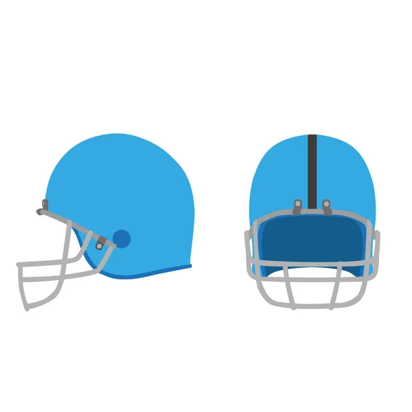 Casque de football vecteur icône américaine équipement isolé sport — Image vectorielle