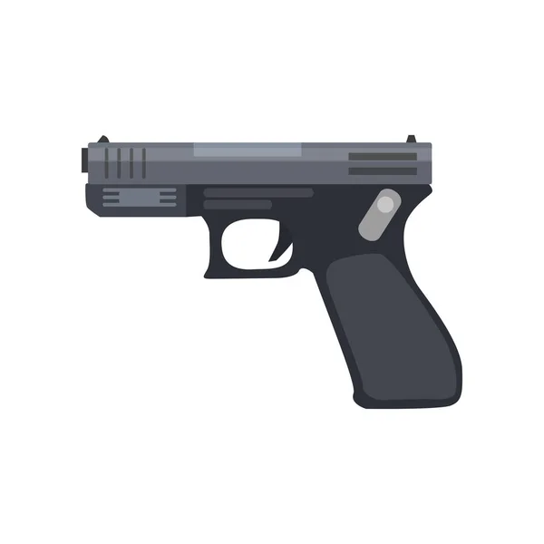 Pistolet pistolet vecteur revolver illustration vintage arme de poing ouest — Image vectorielle