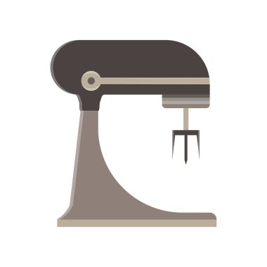 Mikser gıda mutfak blender beyaz vektör izole stand elektrik 