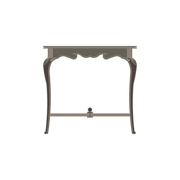Vektor Stuhl flaches Symbol isoliert. Möbel Interior Design Stil — Stockvektor