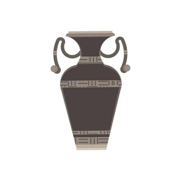 Vektor Vase flaches Symbol isoliert. für Blume Frontansicht Illustration — Stockvektor