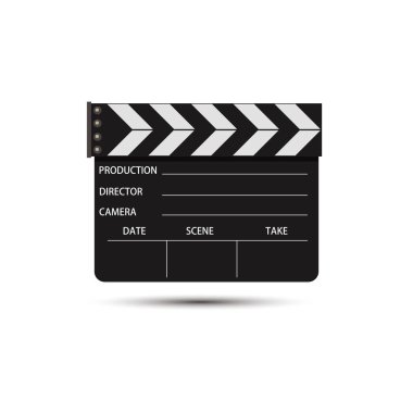 Film Film video simge vektör üretim resimde arka plan 