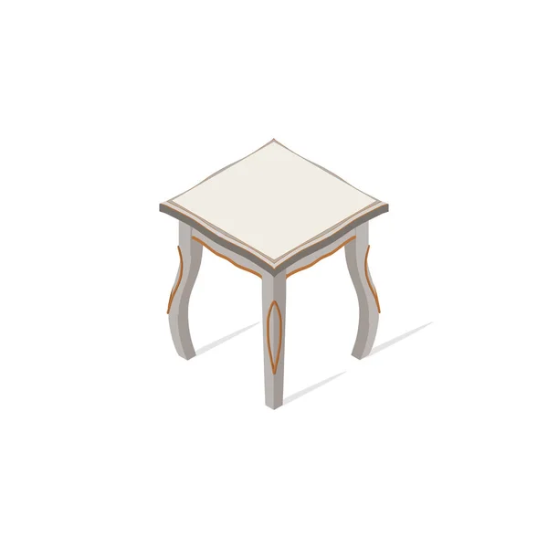 Silla muebles antiguos vector silueta vintage estilo ilustración — Vector de stock