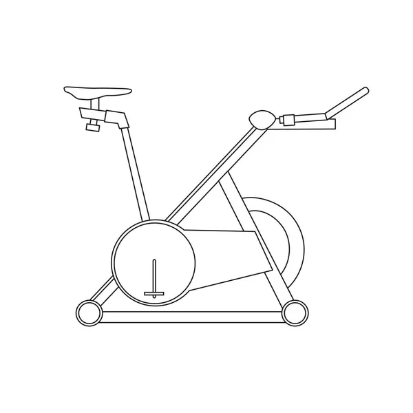 Ποδηλασία ποδήλατο διάνυσμα fitness ποδήλατο αθλητισμού εικονίδιο κύκλο άσκησης — Διανυσματικό Αρχείο
