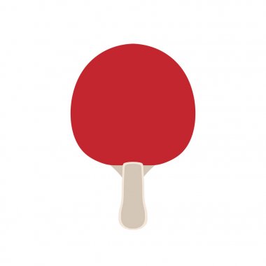 Masa Tenisi raket Tenis vektör simgesi. İzole illüstrasyon spor