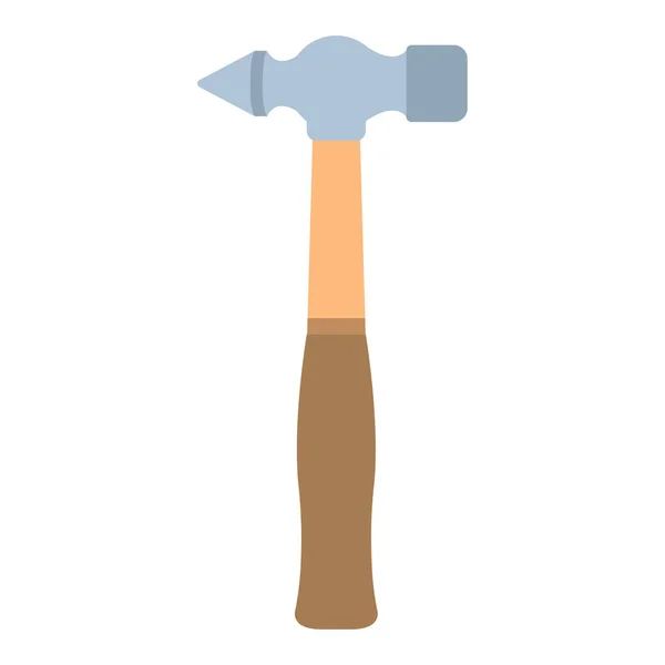 Outil d'illustration vectorielle icône marteau de traîneau isolé réparation de travaux de construction — Image vectorielle
