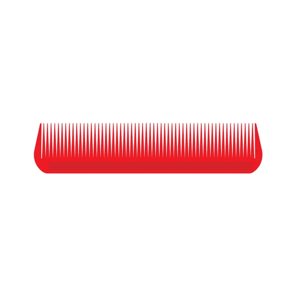 Comb hair vector icon isolated illustration style brush. Barber — Stock Vector