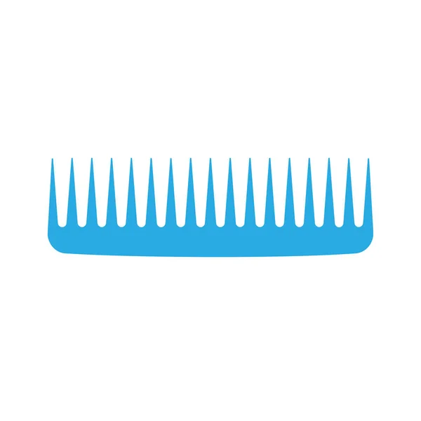Peigne icône vecteur de cheveux brosse isolée de style illustration. Barbier — Image vectorielle