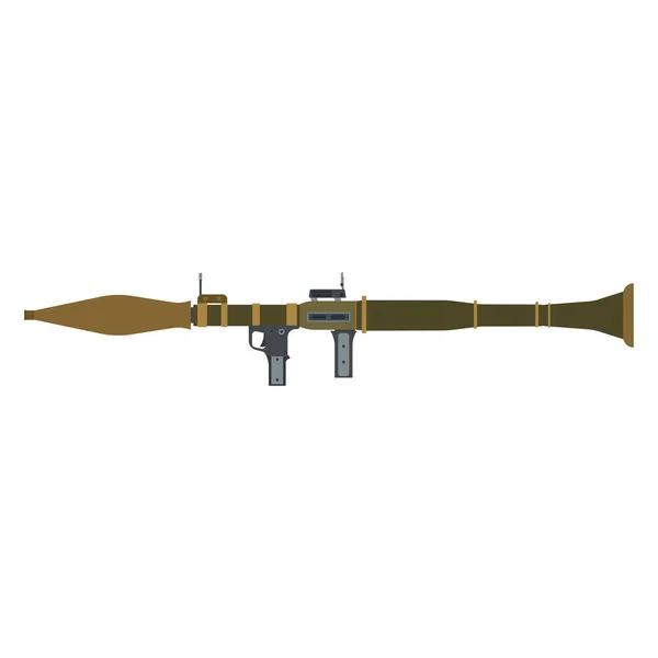 Illustration vectorielle lance-roquettes icône militaire isolé rpg . — Image vectorielle