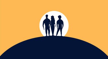 Dünya mülteci günü kavramı uluslararası göçmen geçmişi. İnsani yardım vektör farkındalığı göçmen insani kriz bakımı. Dünya küresel illüstrasyon gezegeni sancak özgürlüğünü birlikte destekleyin